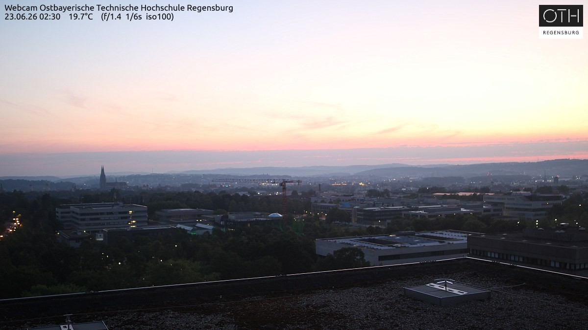Archiv Foto Webcam Regensburg: Technische Hochschule
