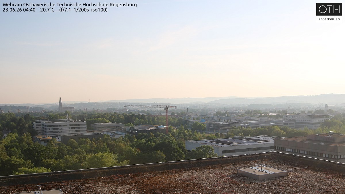 Archiv Foto Webcam Regensburg: Technische Hochschule