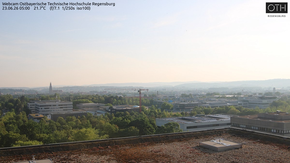 Archiv Foto Webcam Regensburg: Technische Hochschule