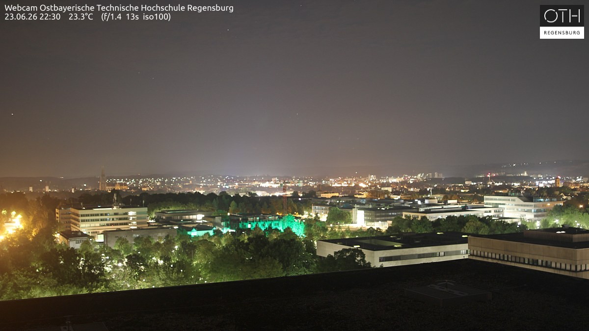Archiv Foto Webcam Regensburg: Technische Hochschule