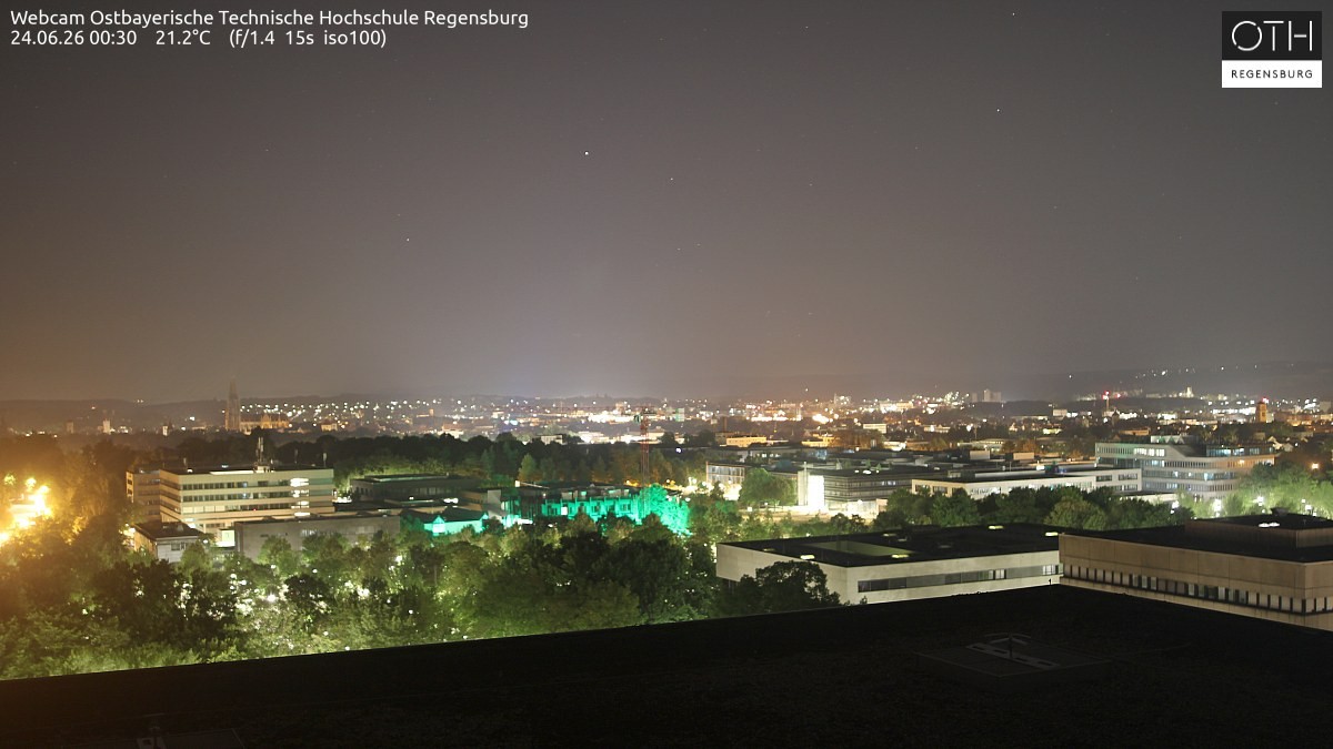 Archiv Foto Webcam Regensburg: Technische Hochschule