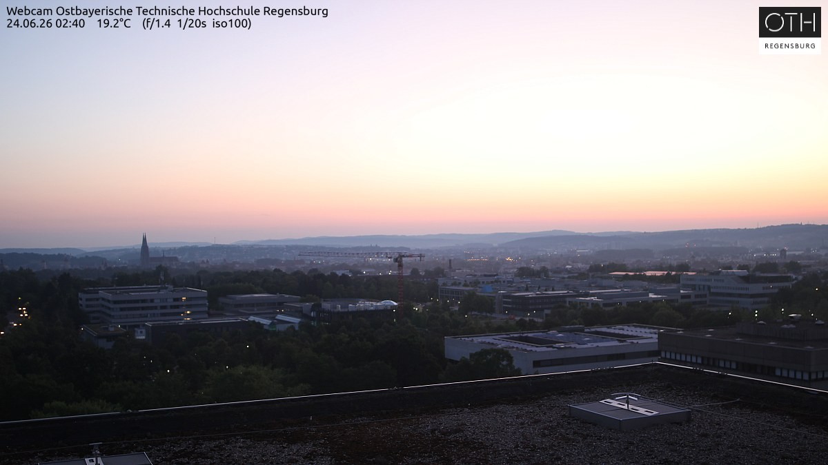 Archiv Foto Webcam Regensburg: Technische Hochschule