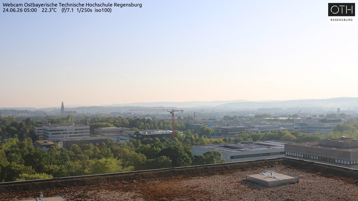 Archiv Foto Webcam Regensburg: Technische Hochschule