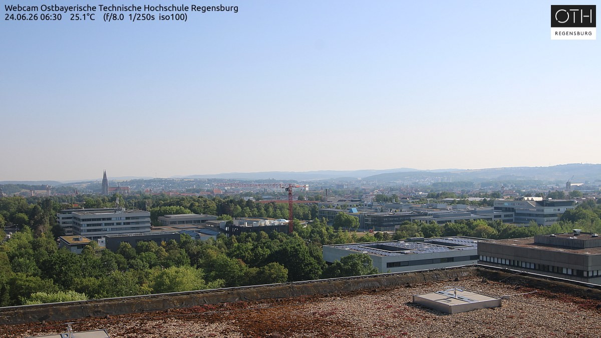 Archiv Foto Webcam Regensburg: Technische Hochschule
