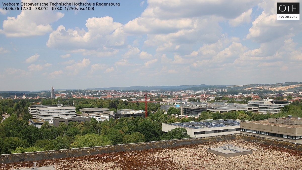 Archiv Foto Webcam Regensburg: Technische Hochschule