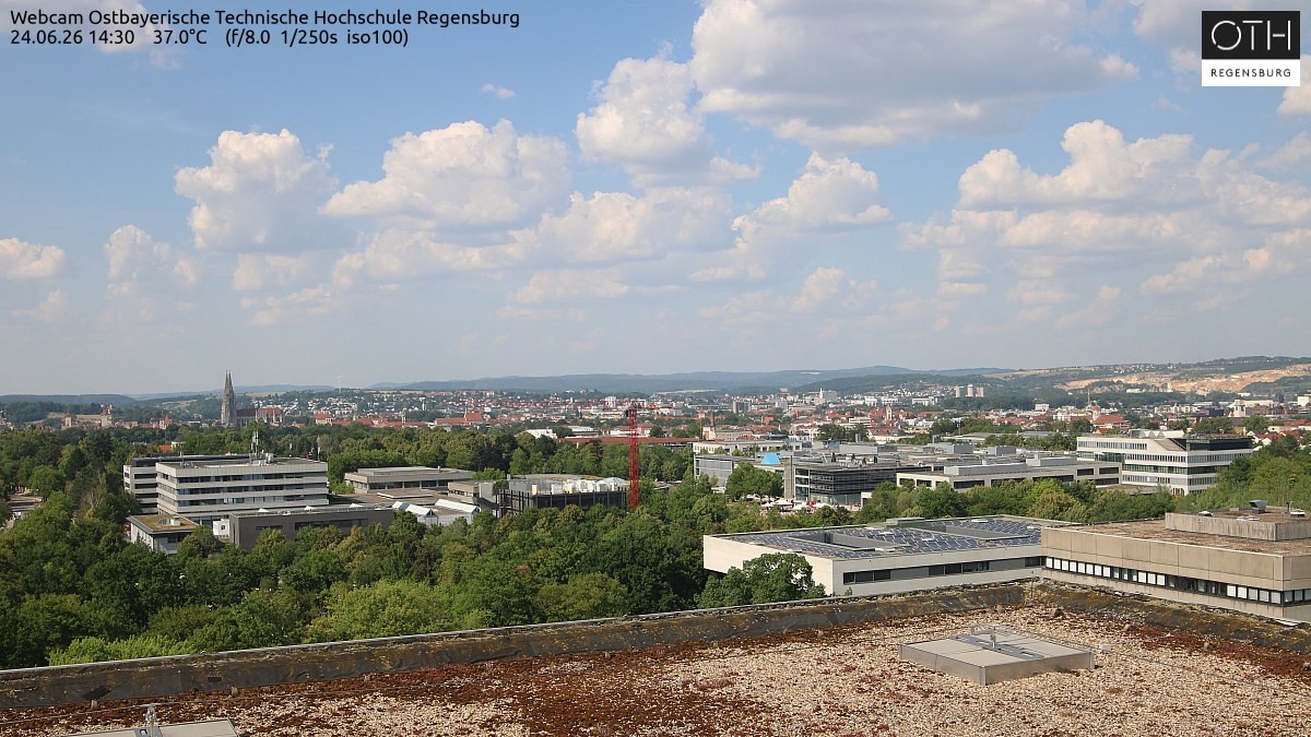 Archiv Foto Webcam Regensburg: Technische Hochschule