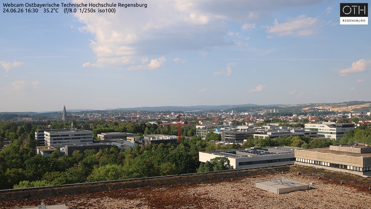 Archiv Foto Webcam Regensburg: Technische Hochschule