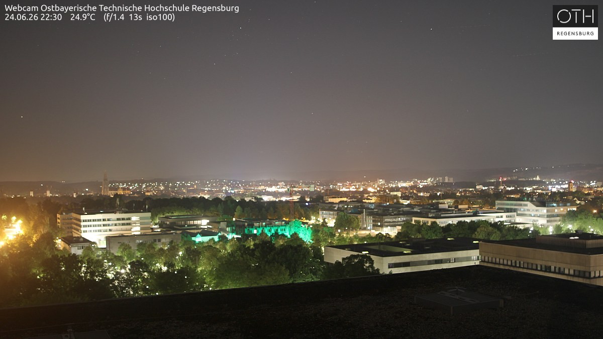Archiv Foto Webcam Regensburg: Technische Hochschule