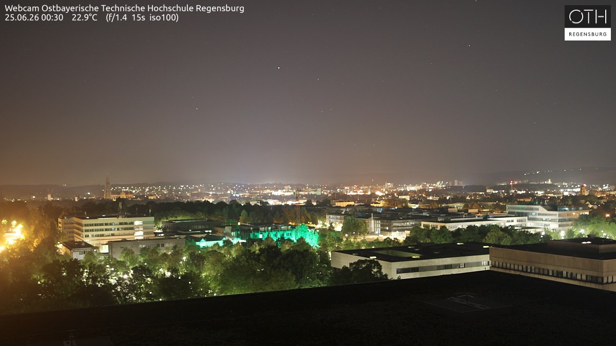Archiv Foto Webcam Regensburg: Technische Hochschule