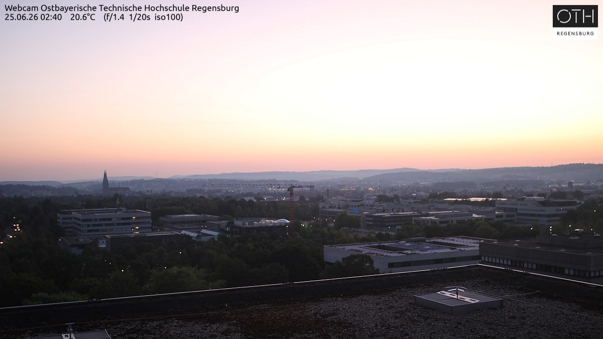 Archiv Foto Webcam Regensburg: Technische Hochschule