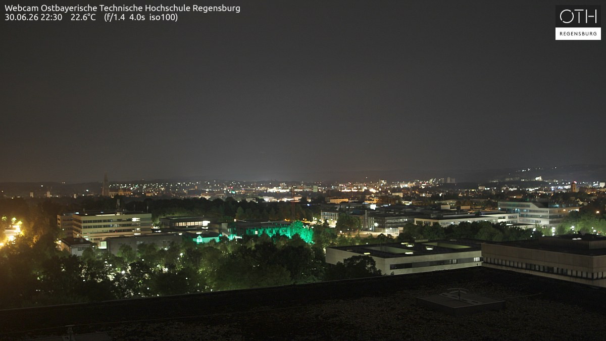 Archiv Foto Webcam Regensburg: Technische Hochschule