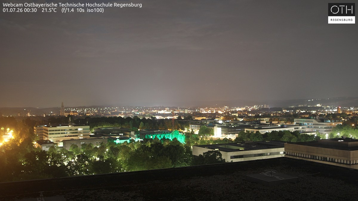 Archived image Regensburg - Webcam OTH