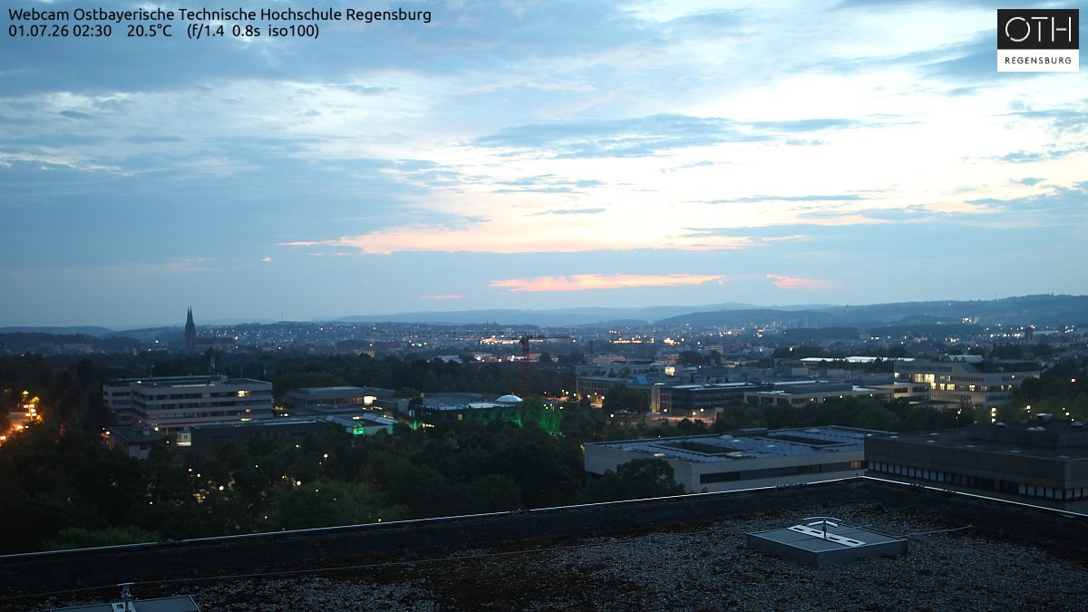 Archiv Foto Webcam Regensburg: Technische Hochschule