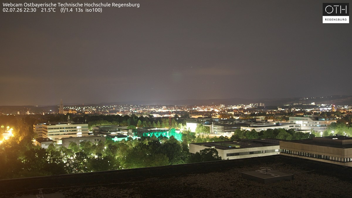 Archiv Foto Webcam Regensburg: Technische Hochschule