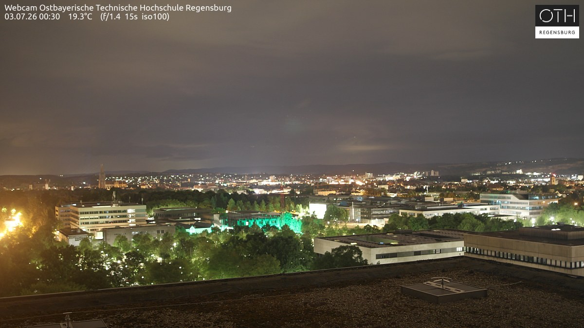 Archiv Foto Webcam Regensburg: Technische Hochschule