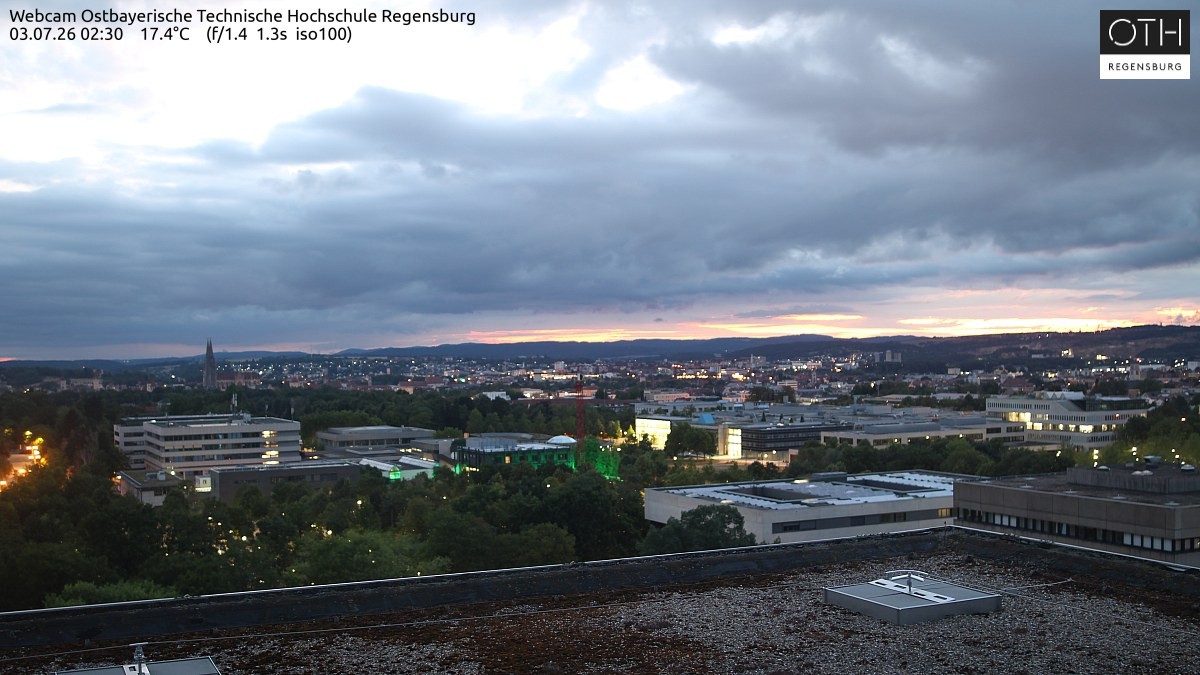Archiv Foto Webcam Regensburg: Technische Hochschule