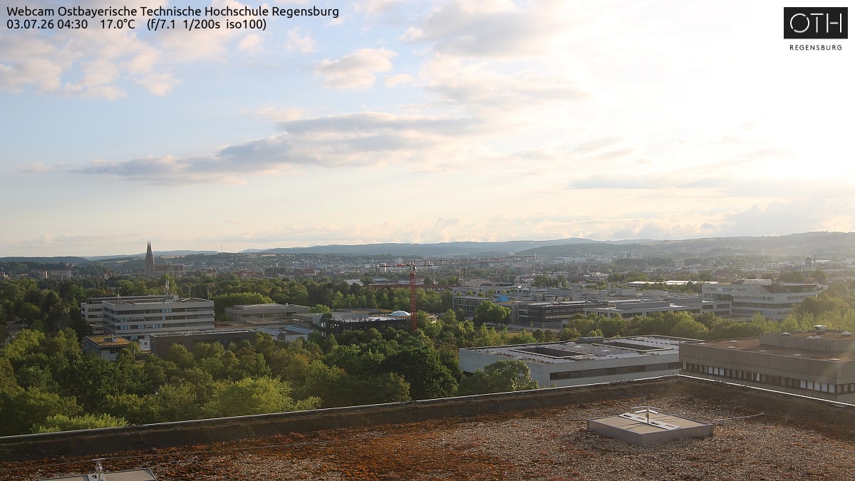 Archiv Foto Webcam Regensburg: Technische Hochschule