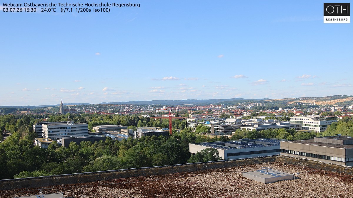 Archiv Foto Webcam Regensburg: Technische Hochschule