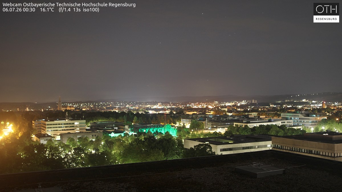 Archiv Foto Webcam Regensburg: Technische Hochschule