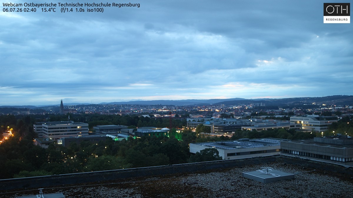 Archiv Foto Webcam Regensburg: Technische Hochschule