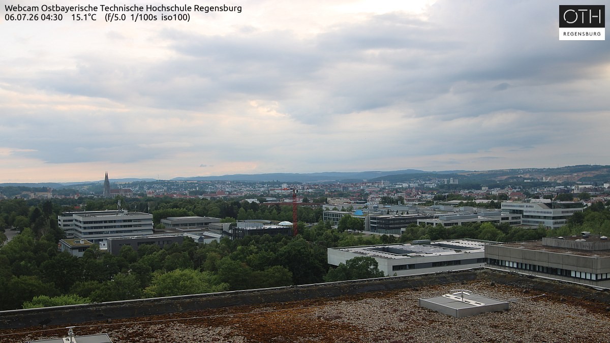 Archiv Foto Webcam Regensburg: Technische Hochschule