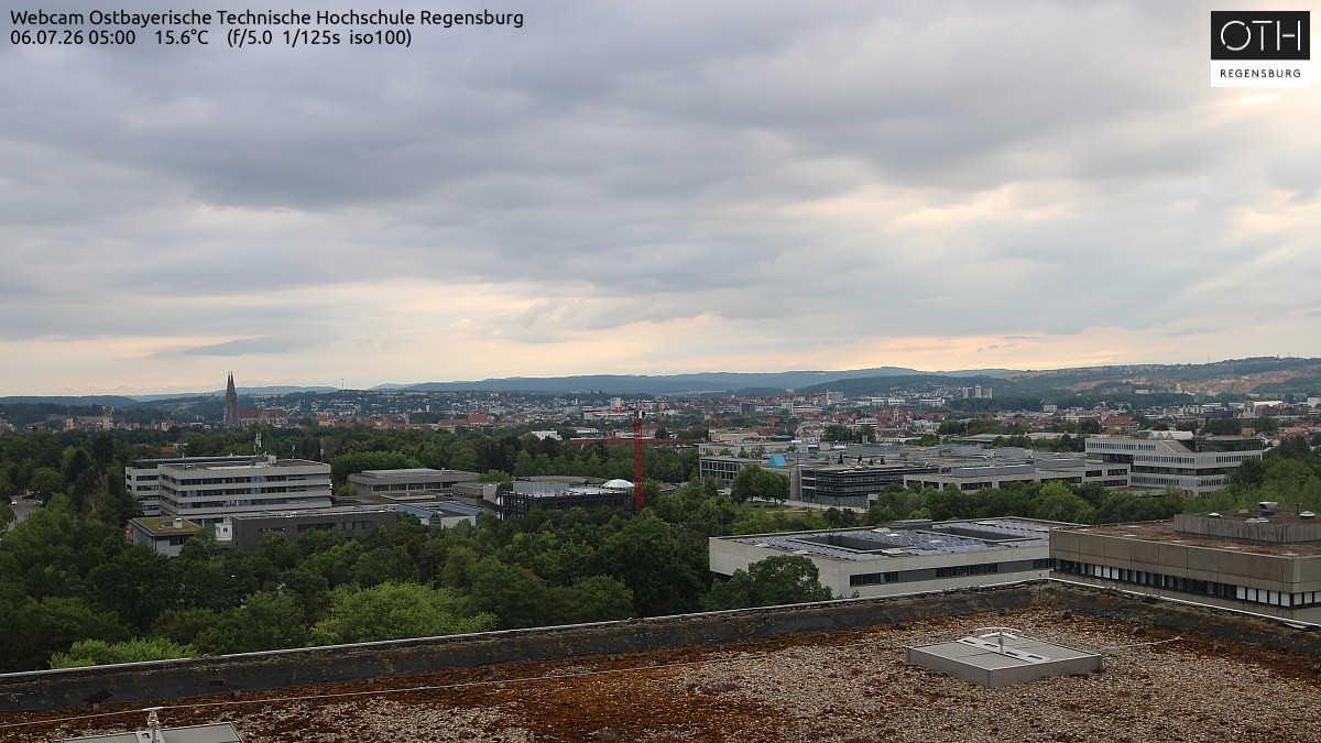 Archiv Foto Webcam Regensburg: Technische Hochschule