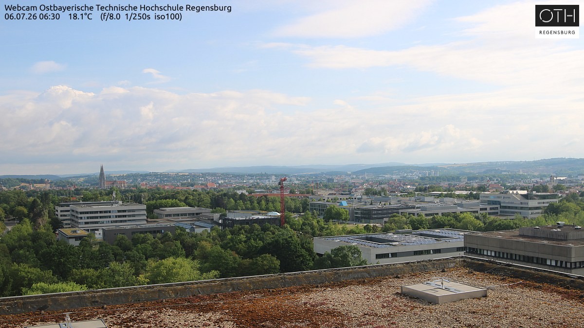 Archiv Foto Webcam Regensburg: Technische Hochschule
