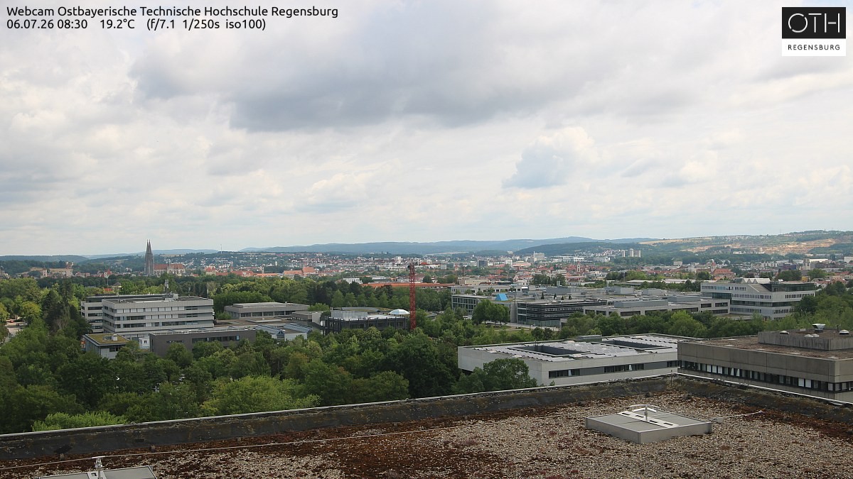 Archiv Foto Webcam Regensburg: Technische Hochschule