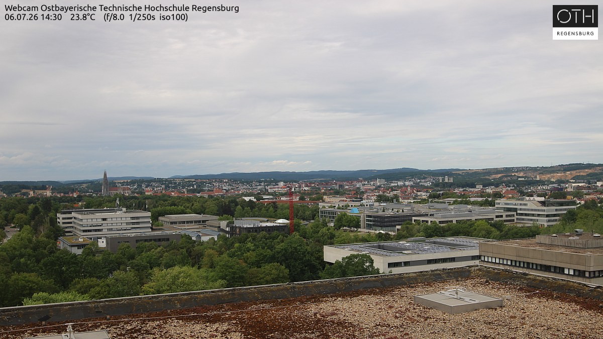 Archiv Foto Webcam Regensburg: Technische Hochschule