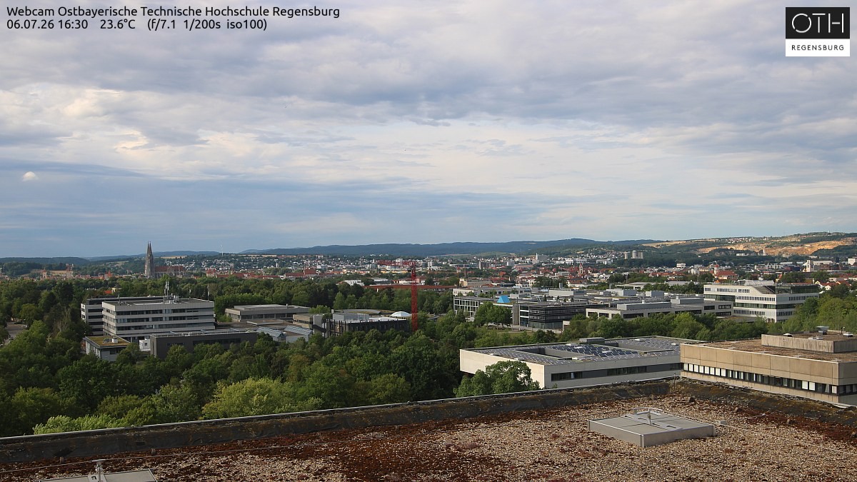 Archiv Foto Webcam Regensburg: Technische Hochschule