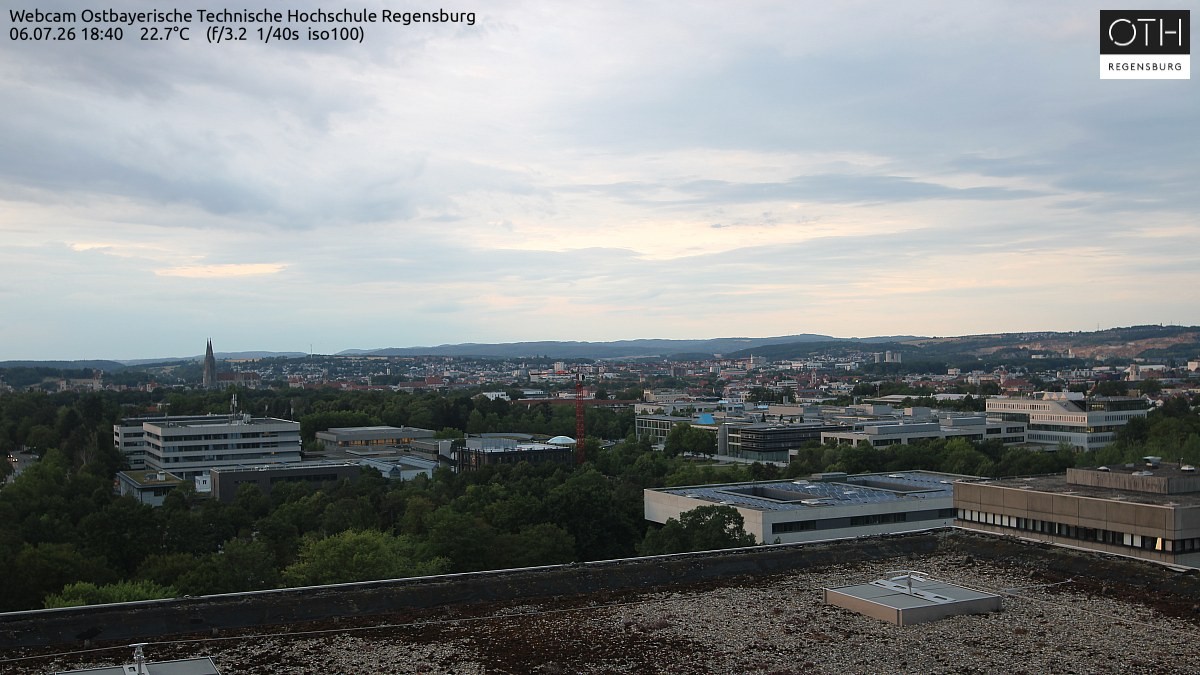 Archiv Foto Webcam Regensburg: Technische Hochschule