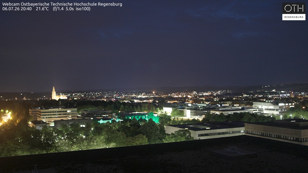 Archiv Foto Webcam Regensburg: Technische Hochschule