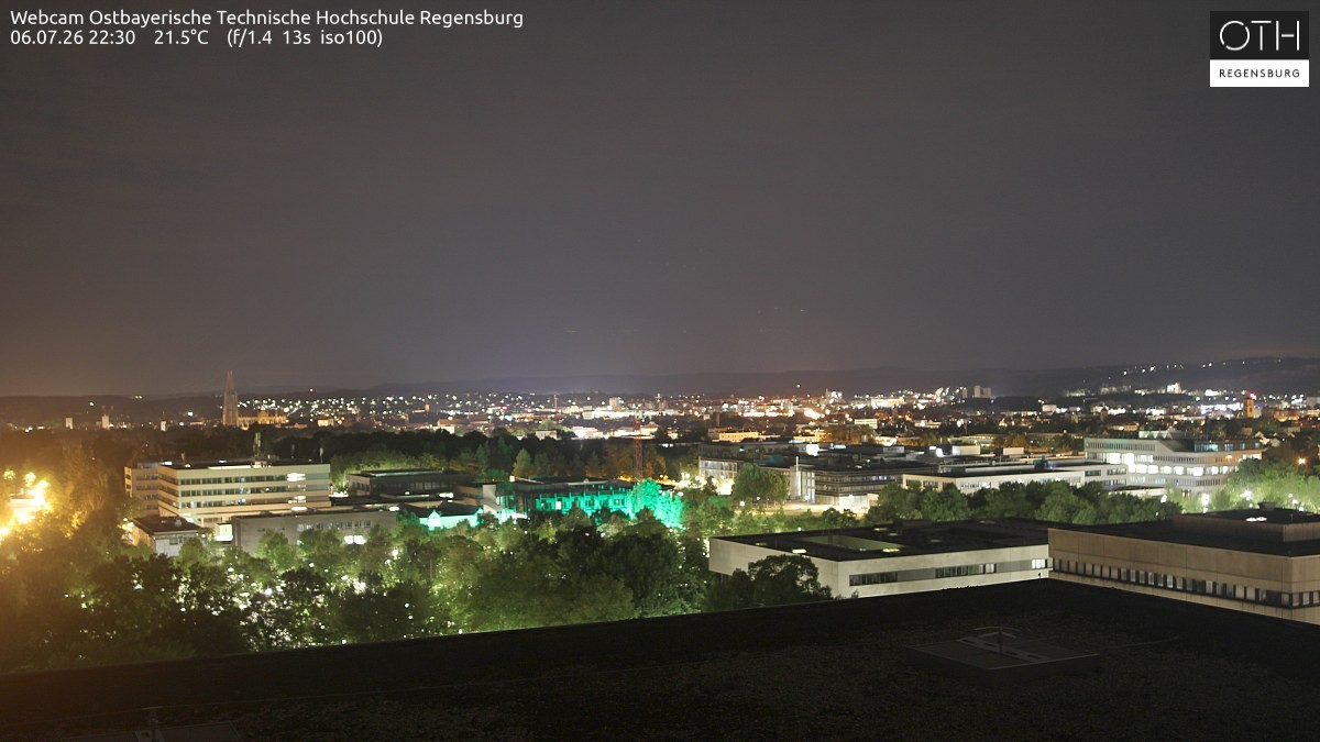Archiv Foto Webcam Regensburg: Technische Hochschule