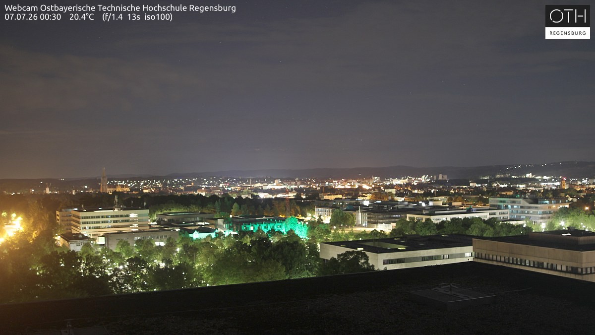 Archiv Foto Webcam Regensburg: Technische Hochschule