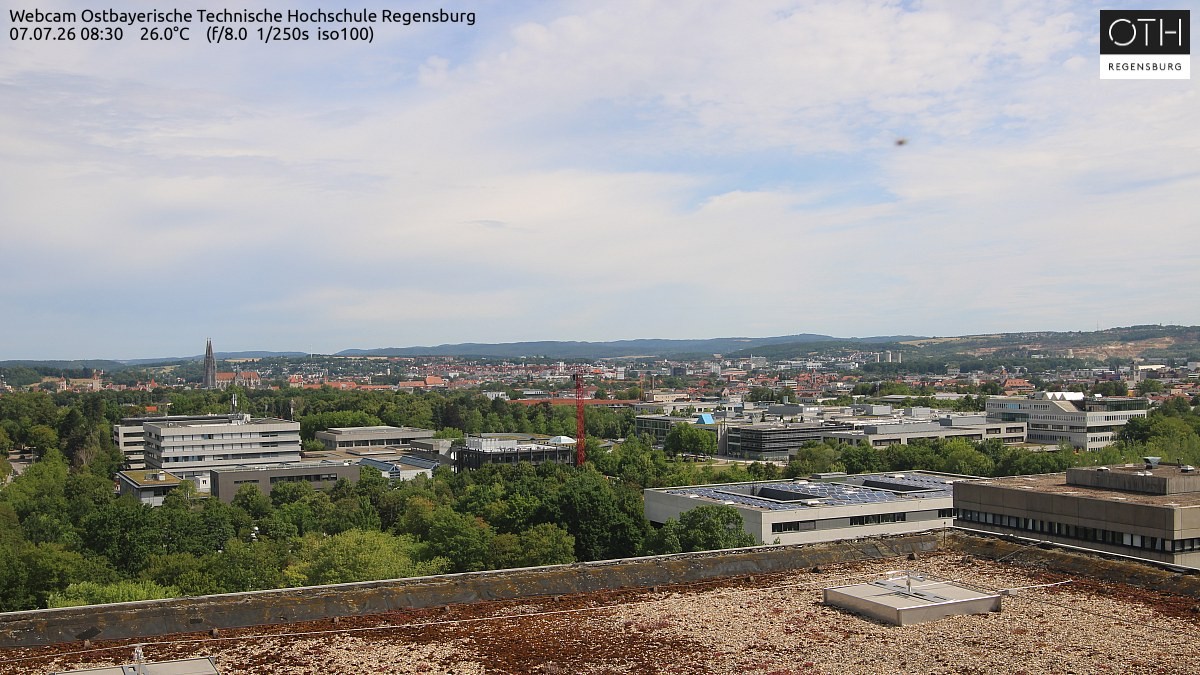 Archived image Regensburg - Webcam OTH