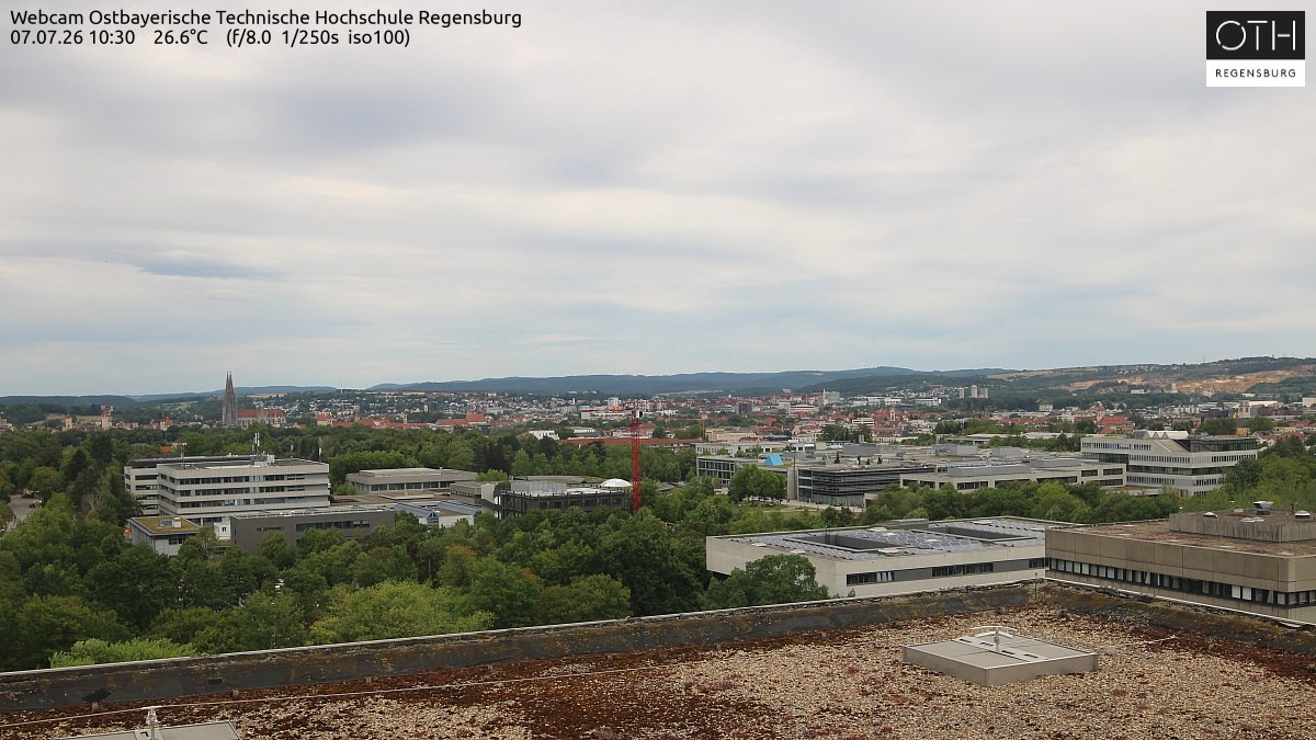 Archived image Regensburg - Webcam OTH