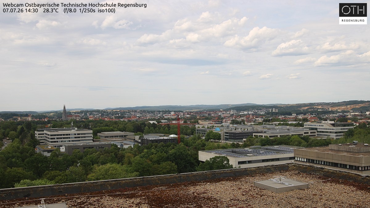 Archived image Regensburg - Webcam OTH
