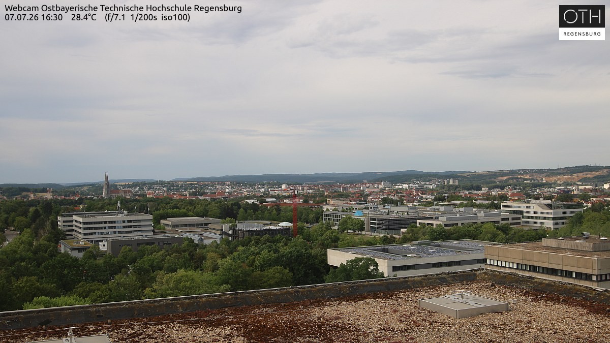 Archived image Regensburg - Webcam OTH