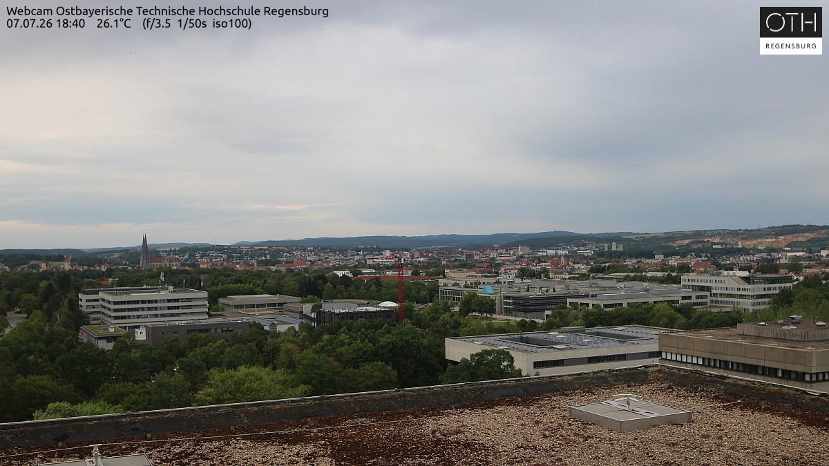 Archived image Regensburg - Webcam OTH