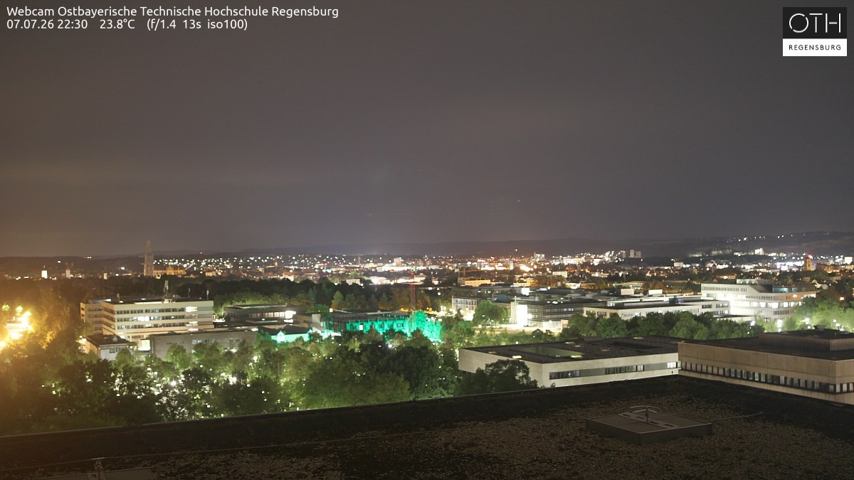 Archiv Foto Webcam Regensburg: Technische Hochschule