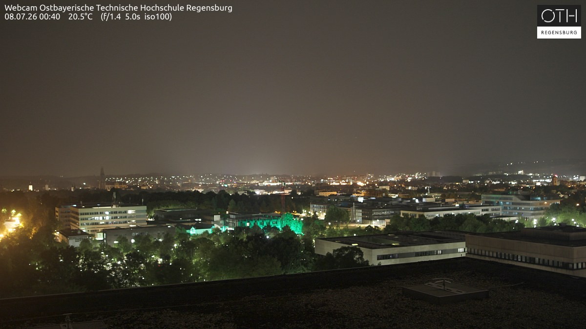 Archiv Foto Webcam Regensburg: Technische Hochschule