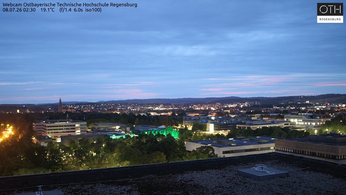 Archiv Foto Webcam Regensburg: Technische Hochschule