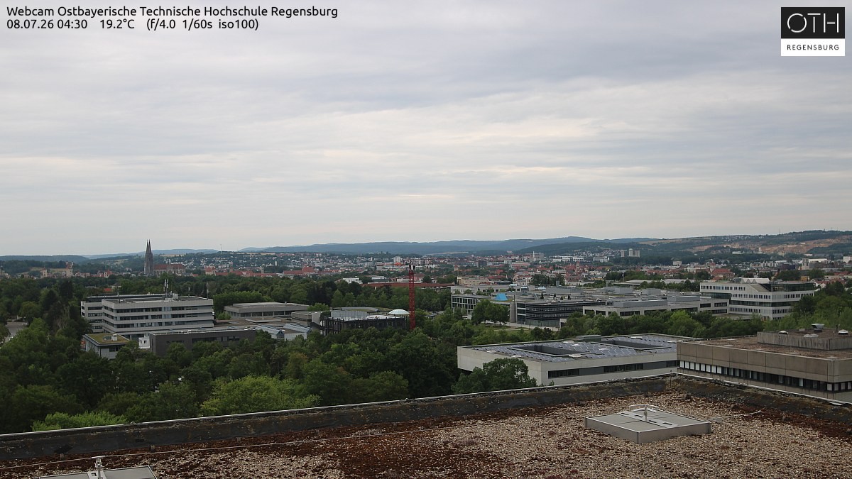 Archiv Foto Webcam Regensburg: Technische Hochschule