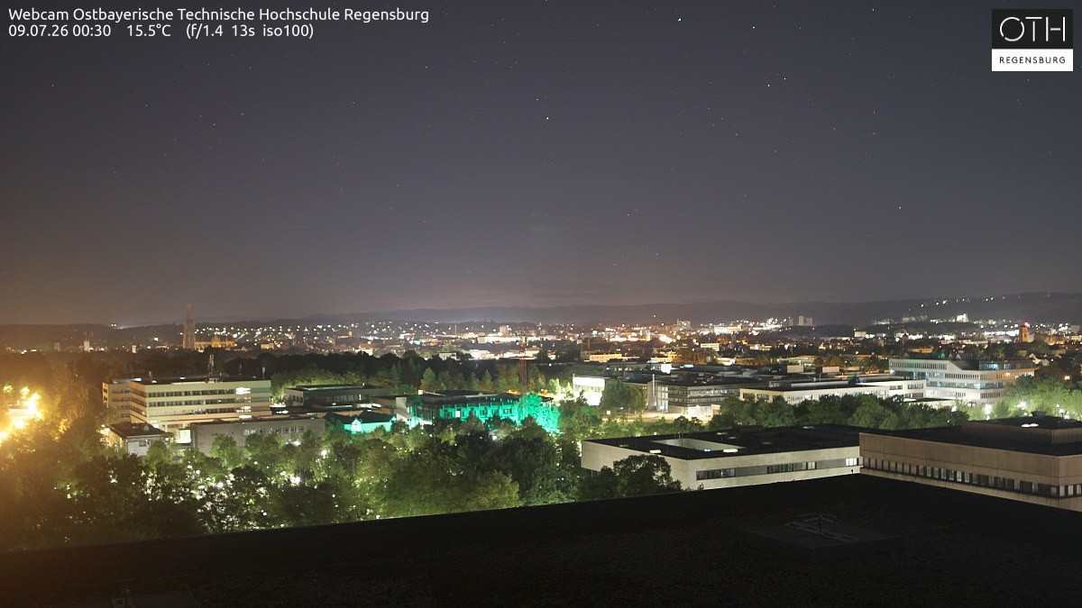Archiv Foto Webcam Regensburg: Technische Hochschule