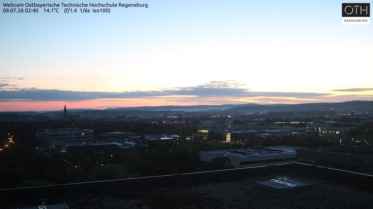 Archiv Foto Webcam Regensburg: Technische Hochschule