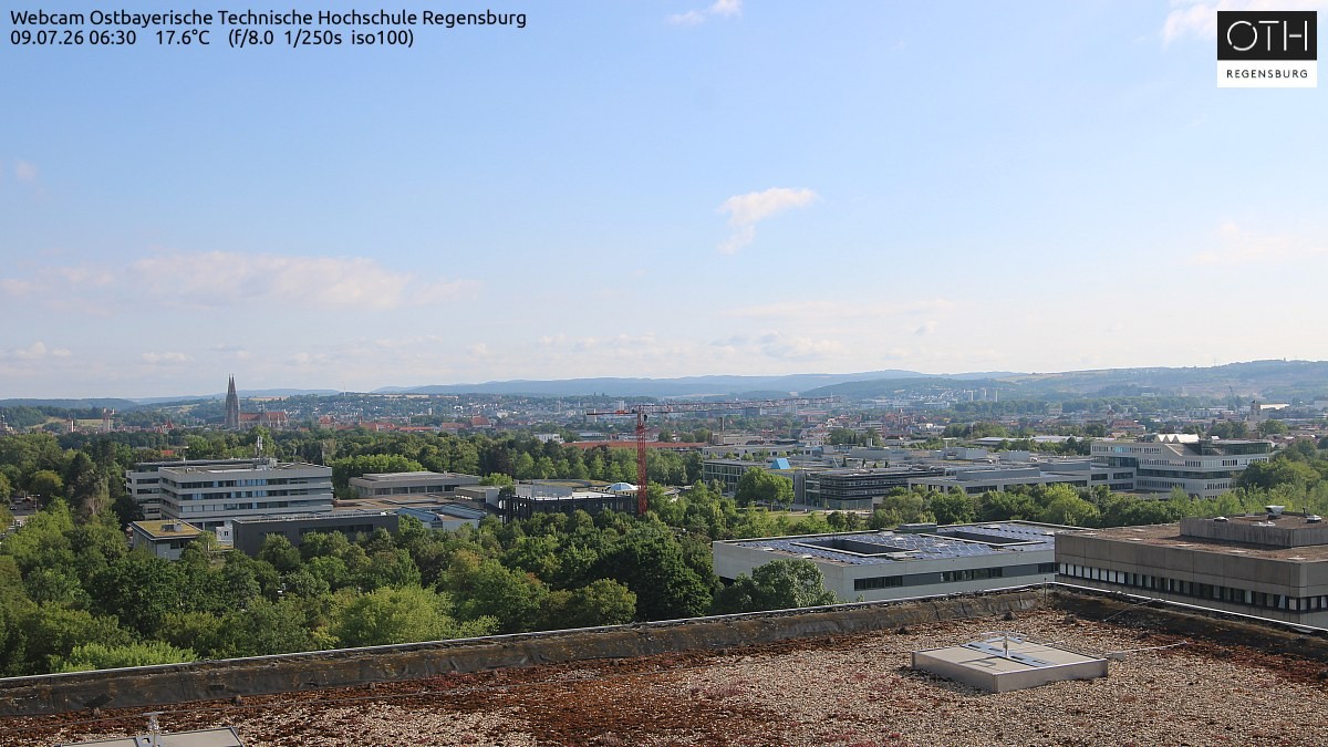 Archiv Foto Webcam Regensburg: Technische Hochschule