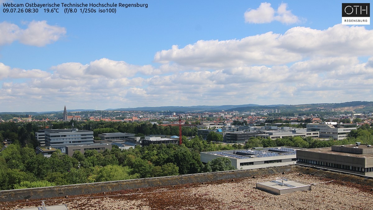 Archiv Foto Webcam Regensburg: Technische Hochschule