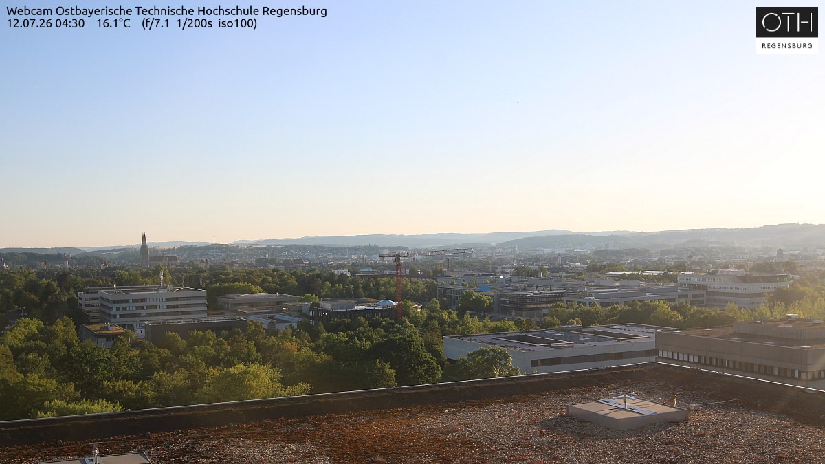 Archived image Regensburg - Webcam OTH
