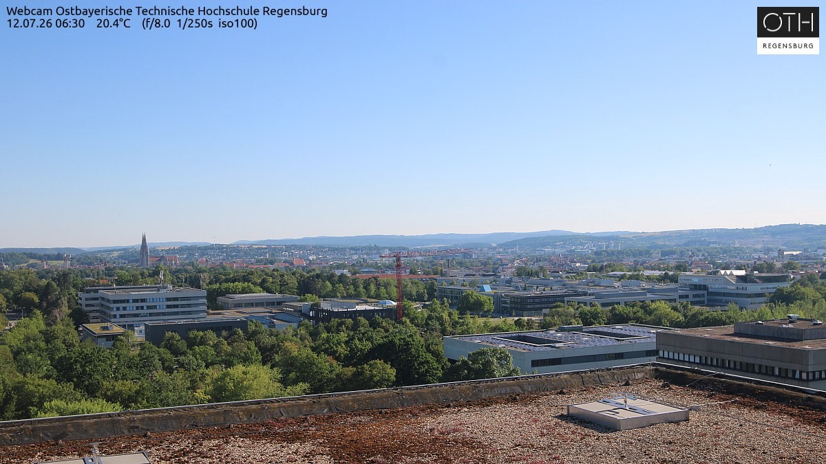 Archived image Regensburg - Webcam OTH