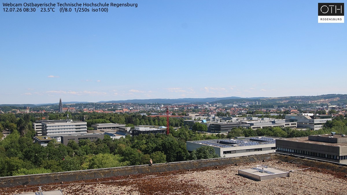 Archived image Regensburg - Webcam OTH